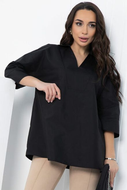Блуза Легкость движения (черная) Б12831-30М LT Collection