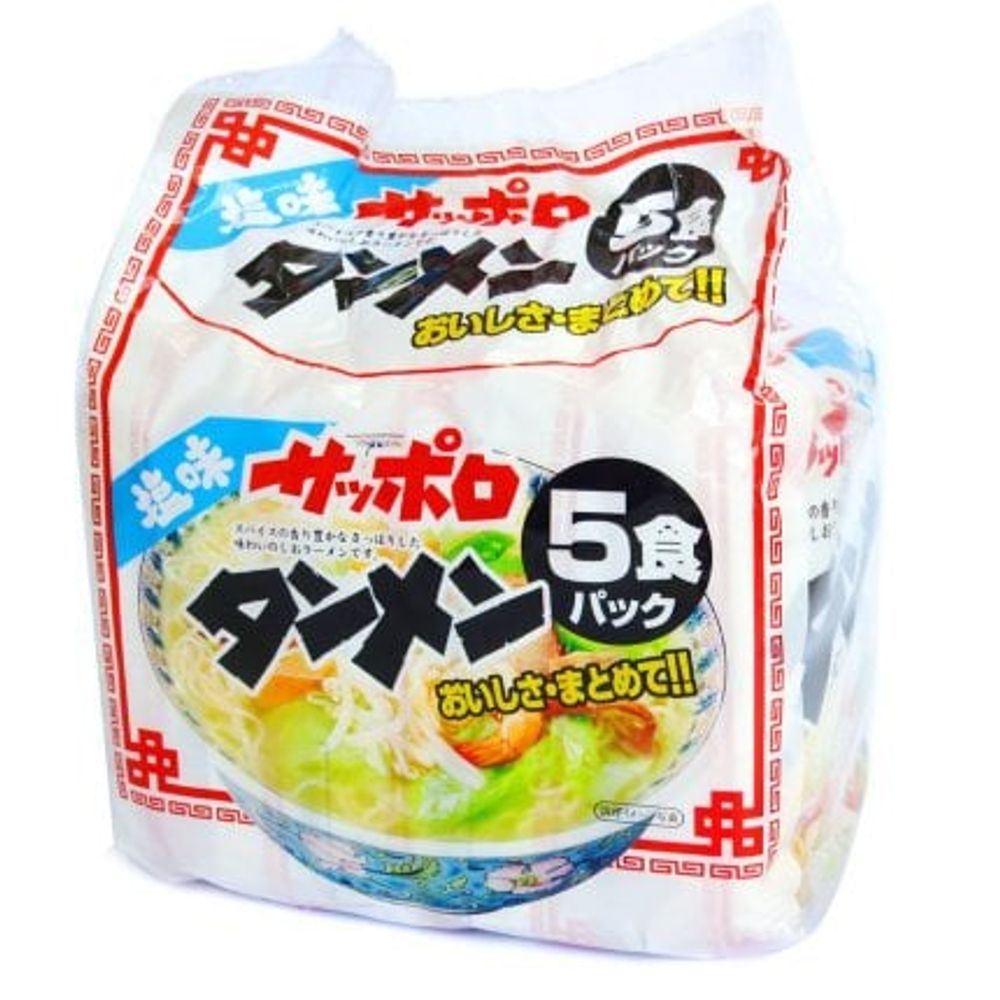 Лапша Саппоро-рамэн с солью Sunaoshi, (5 порций) 415 гр