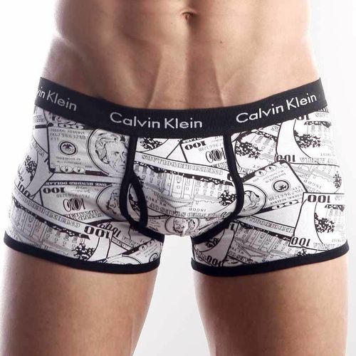 Мужские трусы хипсы Calvin Klein 365 print Black Dollar