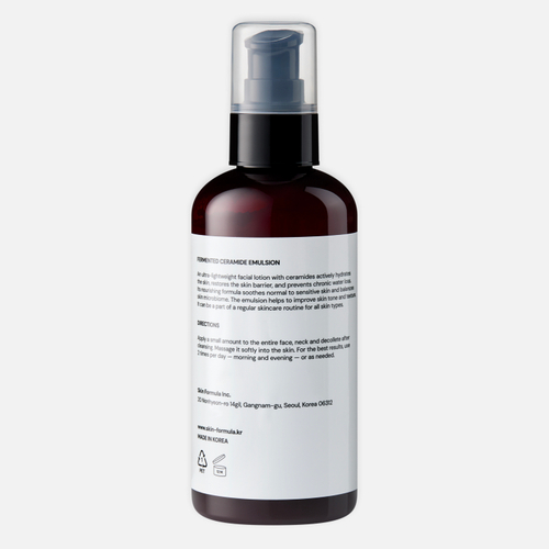 SKIN FORMULA Fermented Ceramide Emulsion Увлажняющая эмульсия с комплексом церамидов для восстановления гидролипидного баланса 180 мл