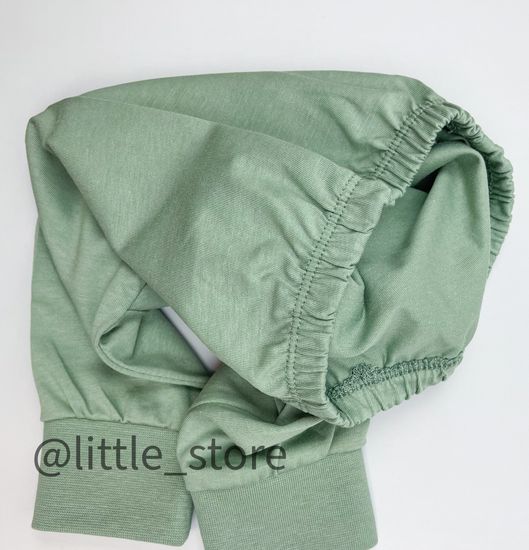 Штанишки хлопковые "Прятки в листьях" милитари