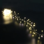 Гирлянда для дома 2,0 м 150 ламп LED «Мишура», IP-40, Теплый белый