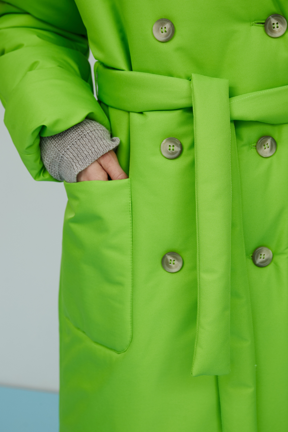 Плащ-пуховик