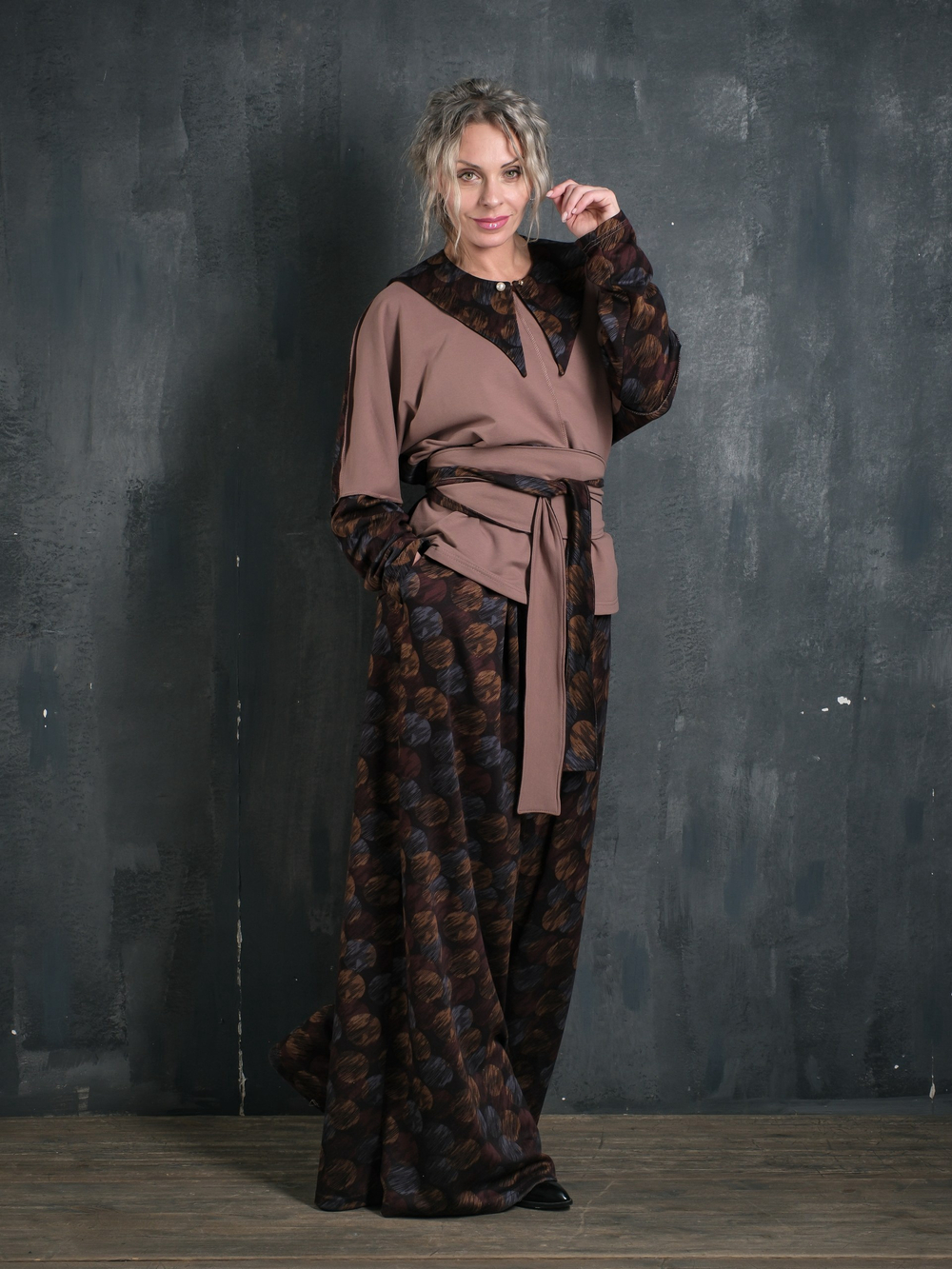 Лонгслив /двустороний/ янтарь