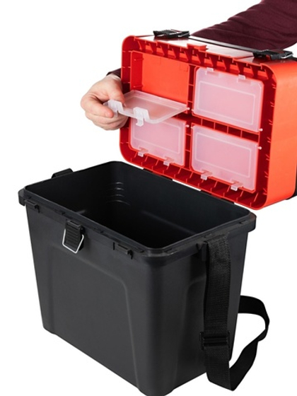 Ящик зимний Три Кита 4+4 отделения (380х360х240)