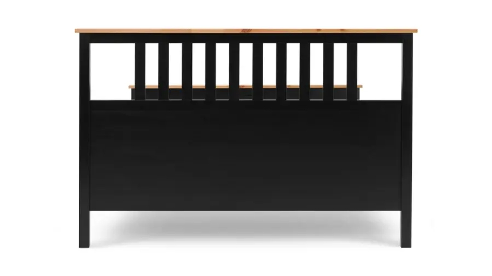 Кровать - аналог IKEA HEMNES / ХЕМНЭС/ ХЕМНЕС / КЫМОР / ИКЕА 180х200 см, черный/светло-коричневый