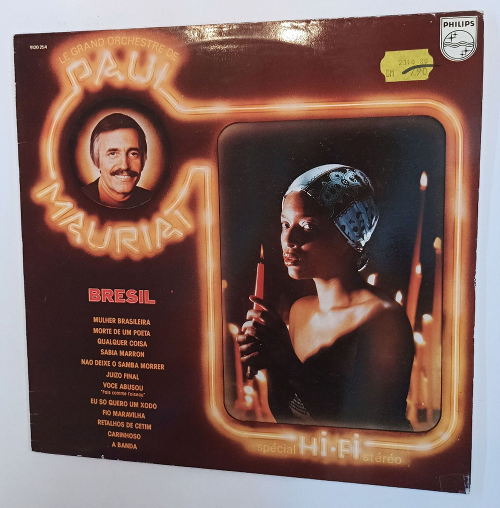 Винтажная виниловая пластинка LP Le Grand Orchestre De Paul Mauriat Bresil (France 1977)