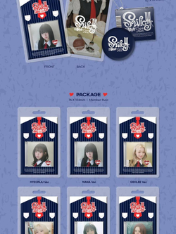 Альбом UNIS - SWICY 2nd Mini Album KEYRING RANDOM Version