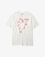 Футболка FOS Сердце плотная мужская белая