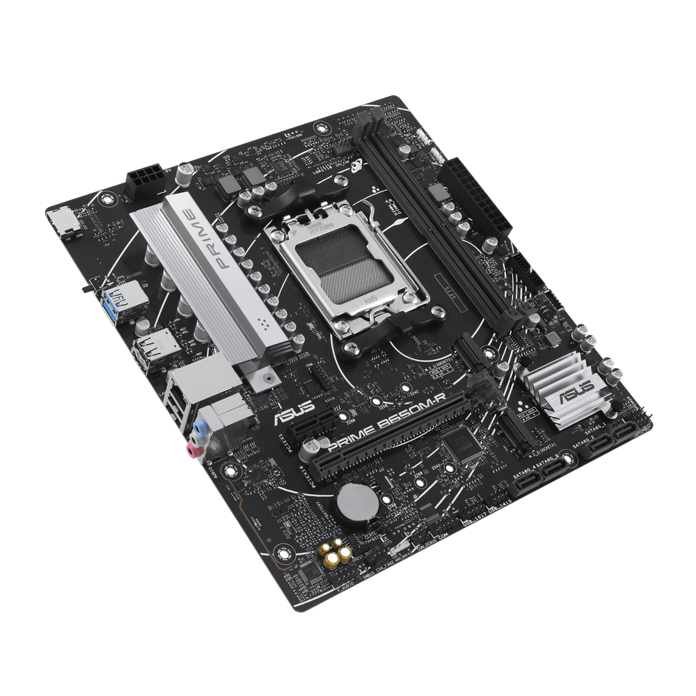 Материнская плата ASUS PRIME B650M-R AM5 2xDDR5 4xSATA3 RAID 2xM.2 HDMI mATX