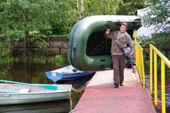 Лодка надувная DINGO 27F оливковый