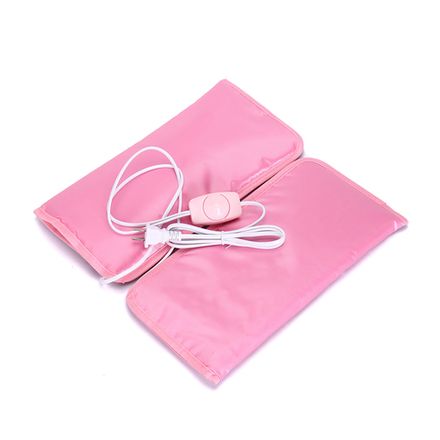 Варежки электрические с подогревом для парафинотерапии, розовые