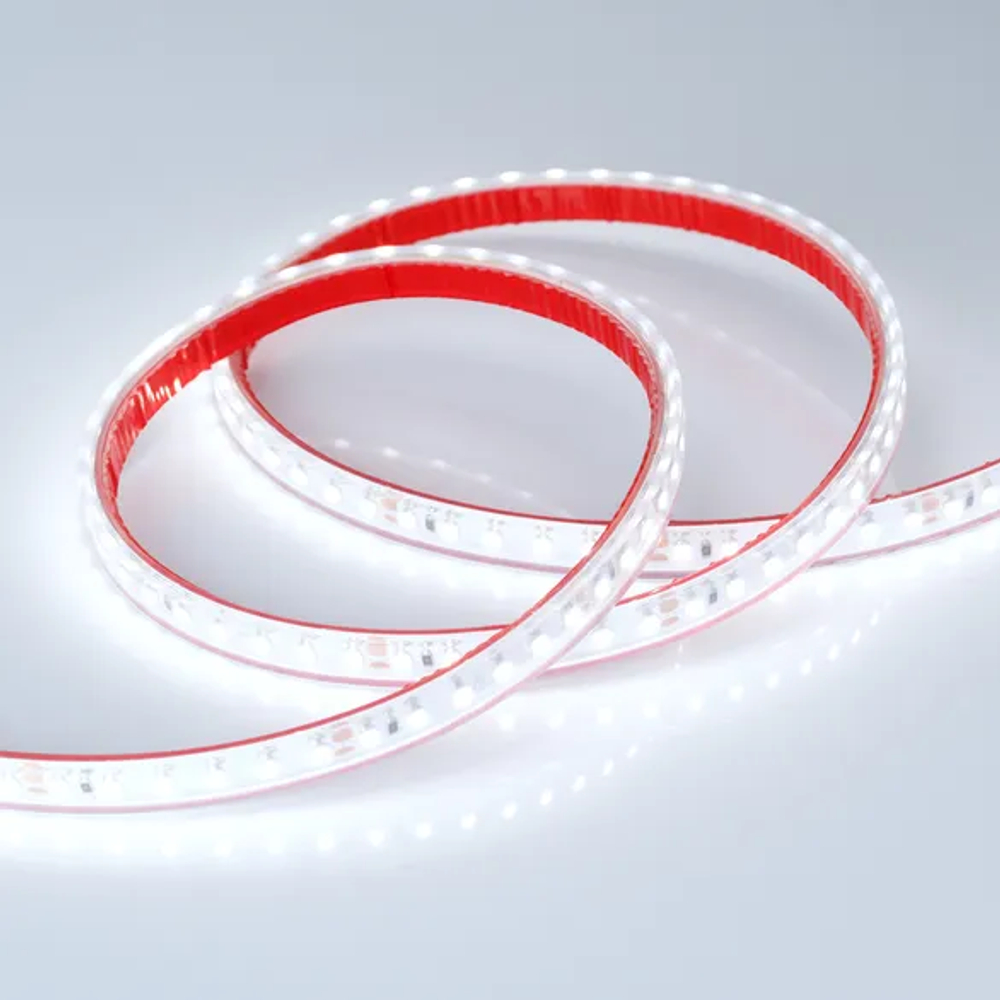 Светодиодная лента RTW 2-5000PS-50m 24V White6000 2x (3528, 120 LED/m, LUX) (Arlight, 9.6 Вт/м, IP67) 024574