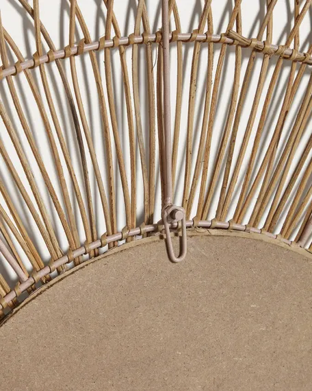 Зеркало из ротанга Viviana Ø110 см