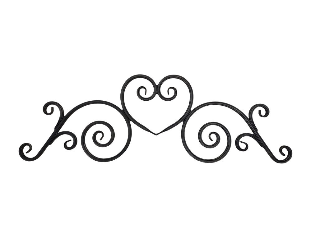 Кованый элемент "Навершие L", 1180x385 мм