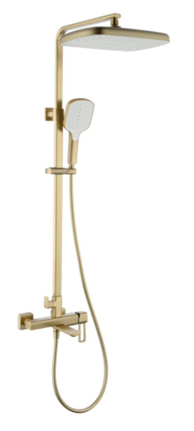 12163-S Душевая система (Мат. Золото) GANZER (5/1шт)