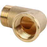 Переход с внутренней резьбы на наружную угловой STOUT SFT 0011 - 1" (латунь без покрытия)