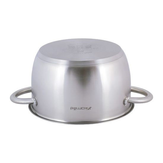 Кастрюля 3 л. из нержавеющей стали Kamille KM-4902