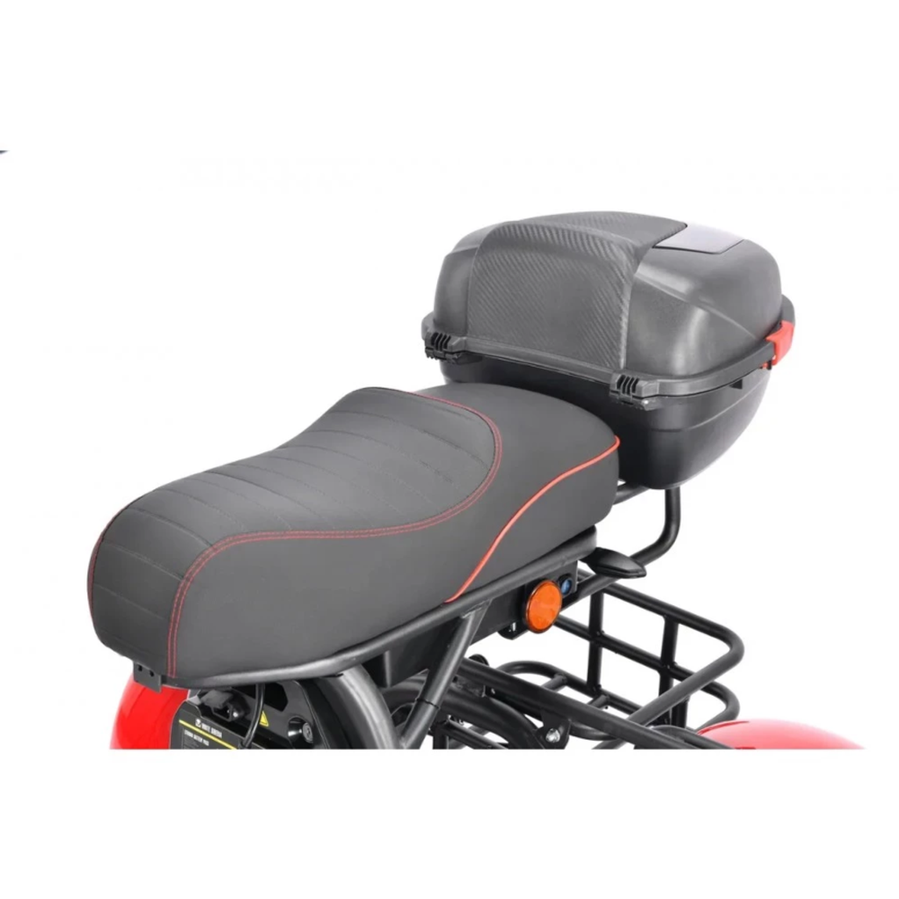 Трехколесный электроскутер CityCoco WHITE SIBERIA pro 3000W TRIKE+ красный