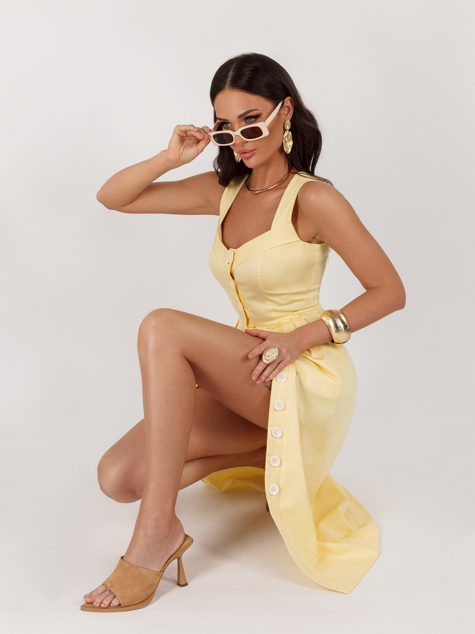 Платье сарафан на бретелях