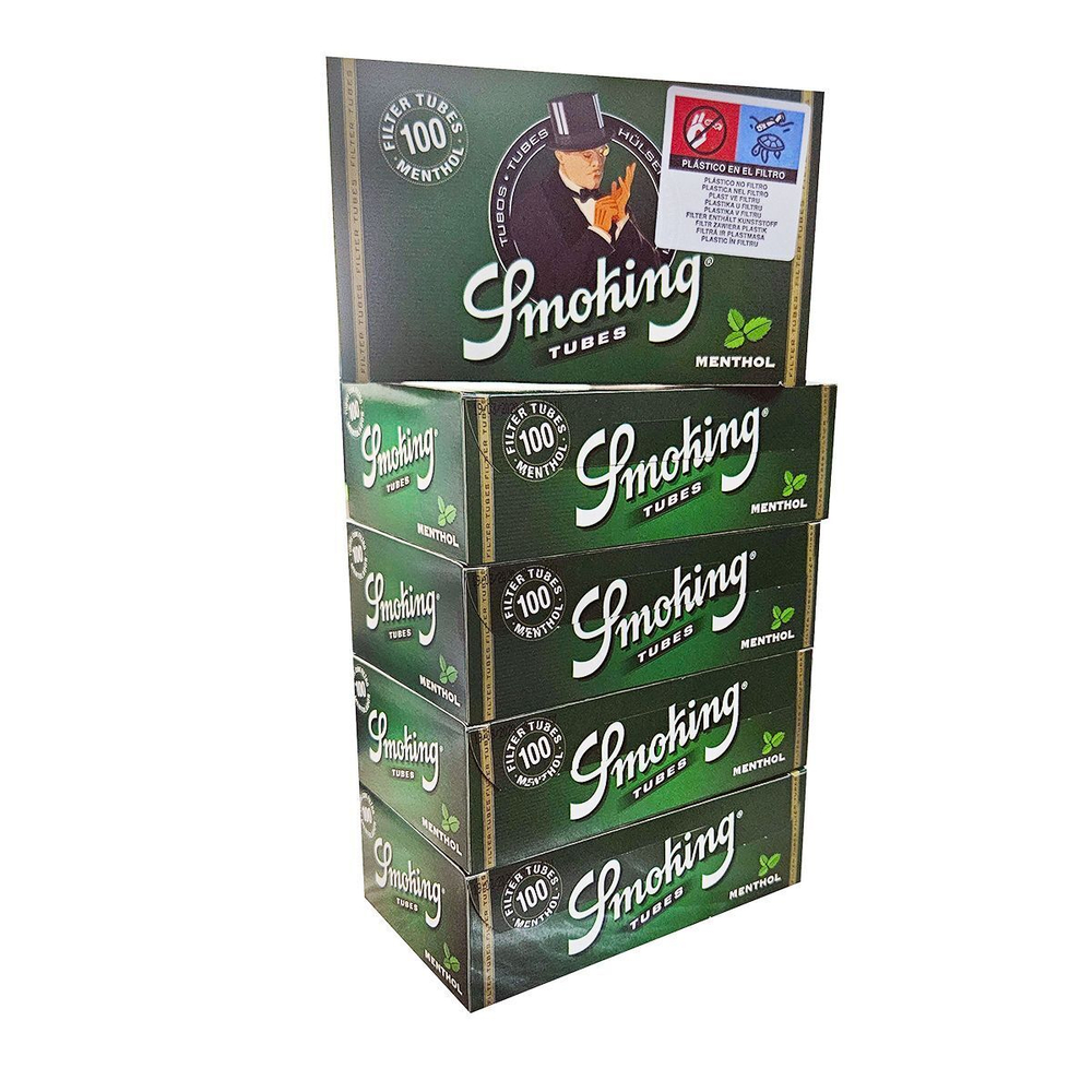 Гильзы для сигарет "Smoking" Menthol 5x100шт (Комплект)