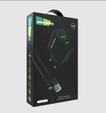 Зарядное устройство USB +кабель Type-C More Choice NC11A (2USB)