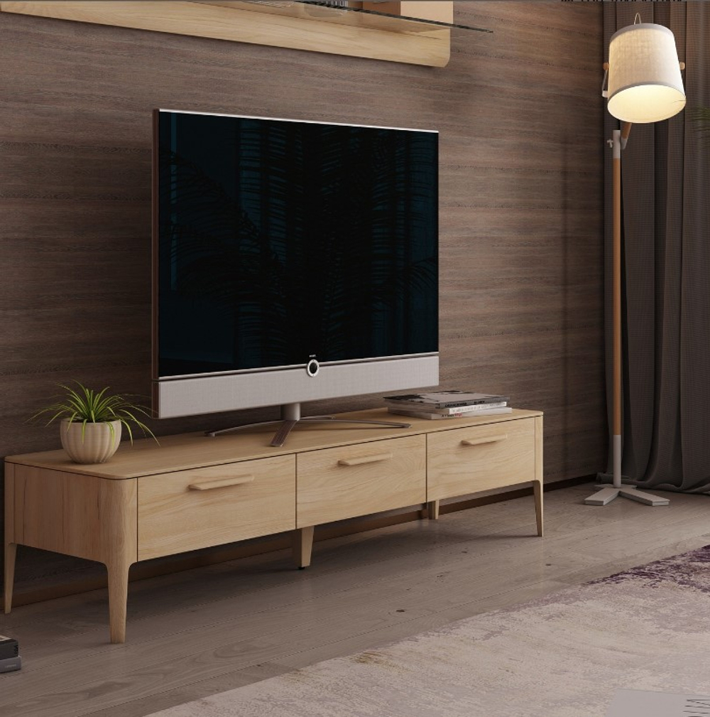 Тумба под ТВ из массива дуба Porto-3 (Atlanta-3)