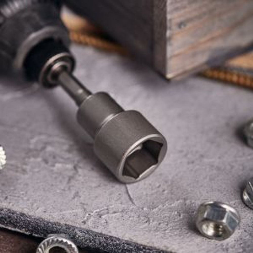 Ключ-насадка магнитный 1/4" 17х65мм (1 шт/уп) KRANZ