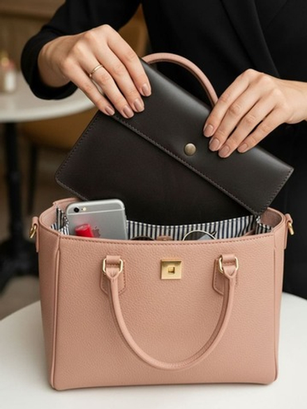 Папка А5 из натуральной кожи (тёмно-коричневый)