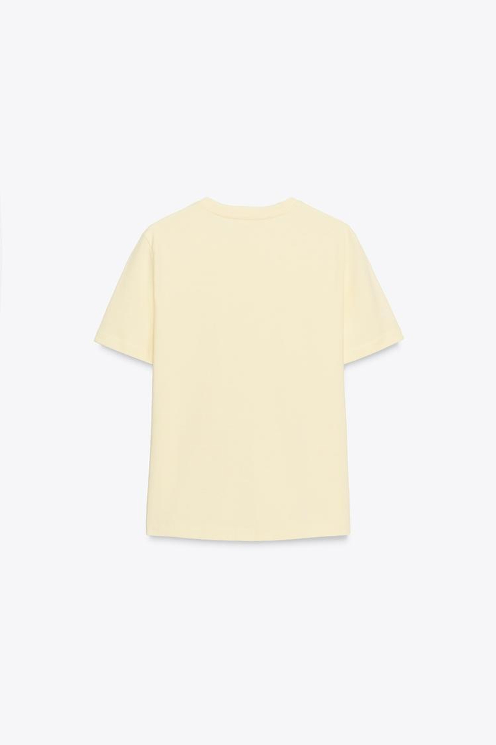 ZARA МАЙКА С БРОШЬЮ, ЖЕЛТЫЙ