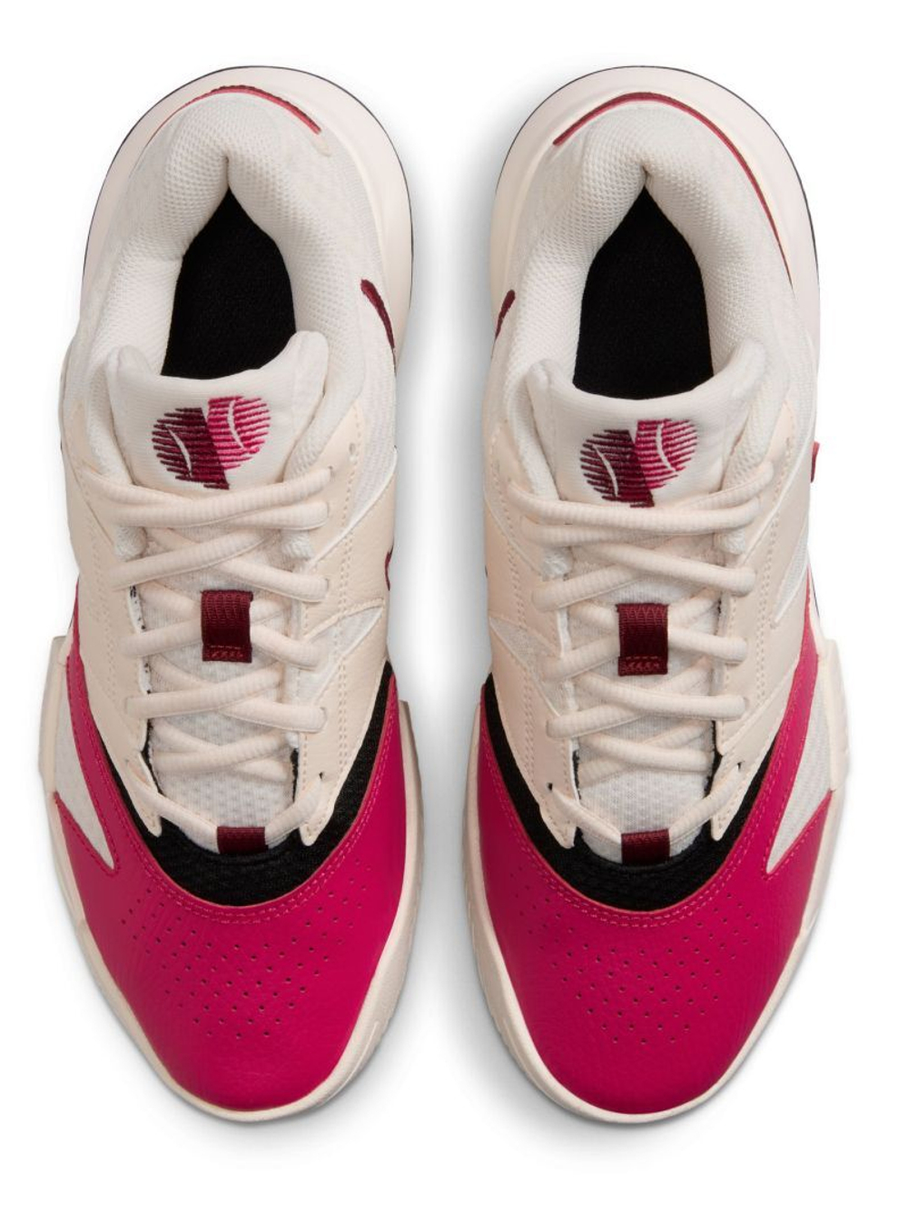 Женские теннисные кроссовки Nike Court Lite 4 - pale ivory/rush pink/sail/team red