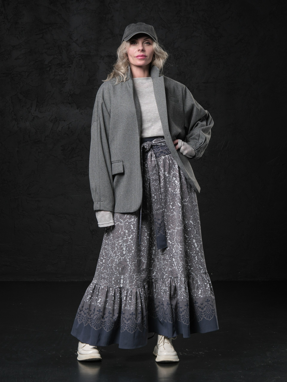 Юбка с орнаментом+ кушак