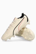 Бутсы Puma King 20 Match FG/AG Junior - белый