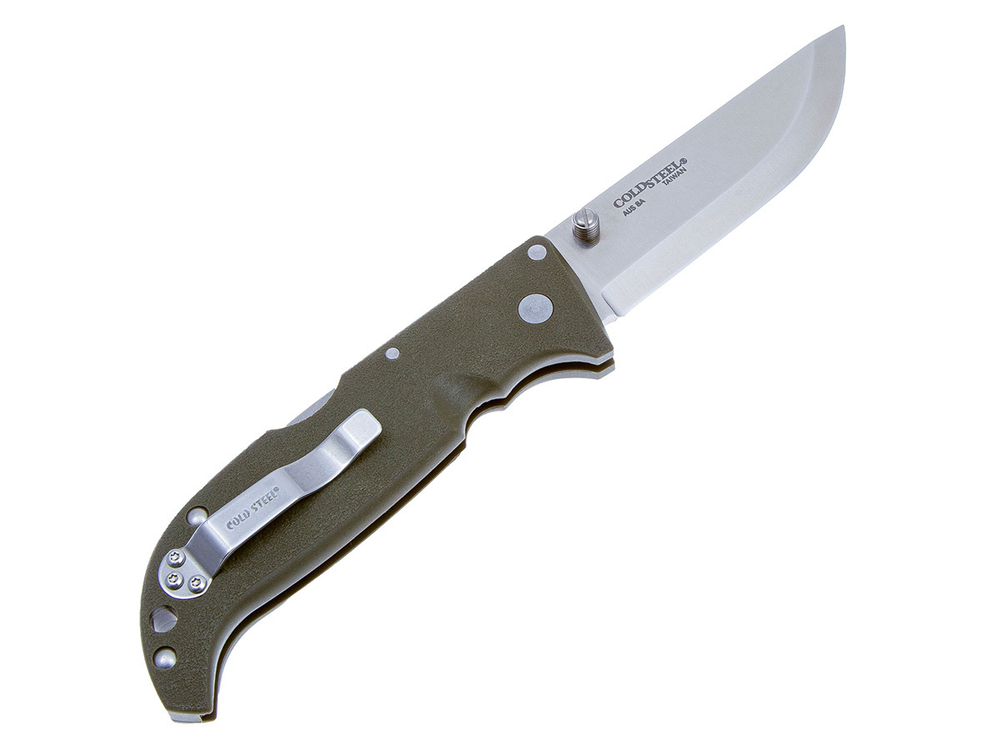 Нож складной Cold Steel Finn Wolf OD Green, сталь AUS8A, рукоять Griv-Ex, 96г