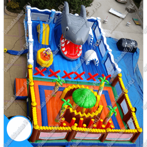 Коммерческий надувной батут "Остров сокровищ 2"