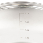 Кастрюля нерж, 2.9 л, с крыш, Daniks, Стандарт-PR, SD-18-2, индукц