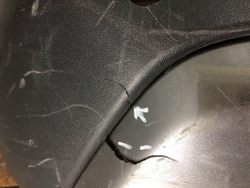 Накладка заднего бампера Toyota RAV4 V (XA50) 18-нв Б/У Оригинал 524530R110