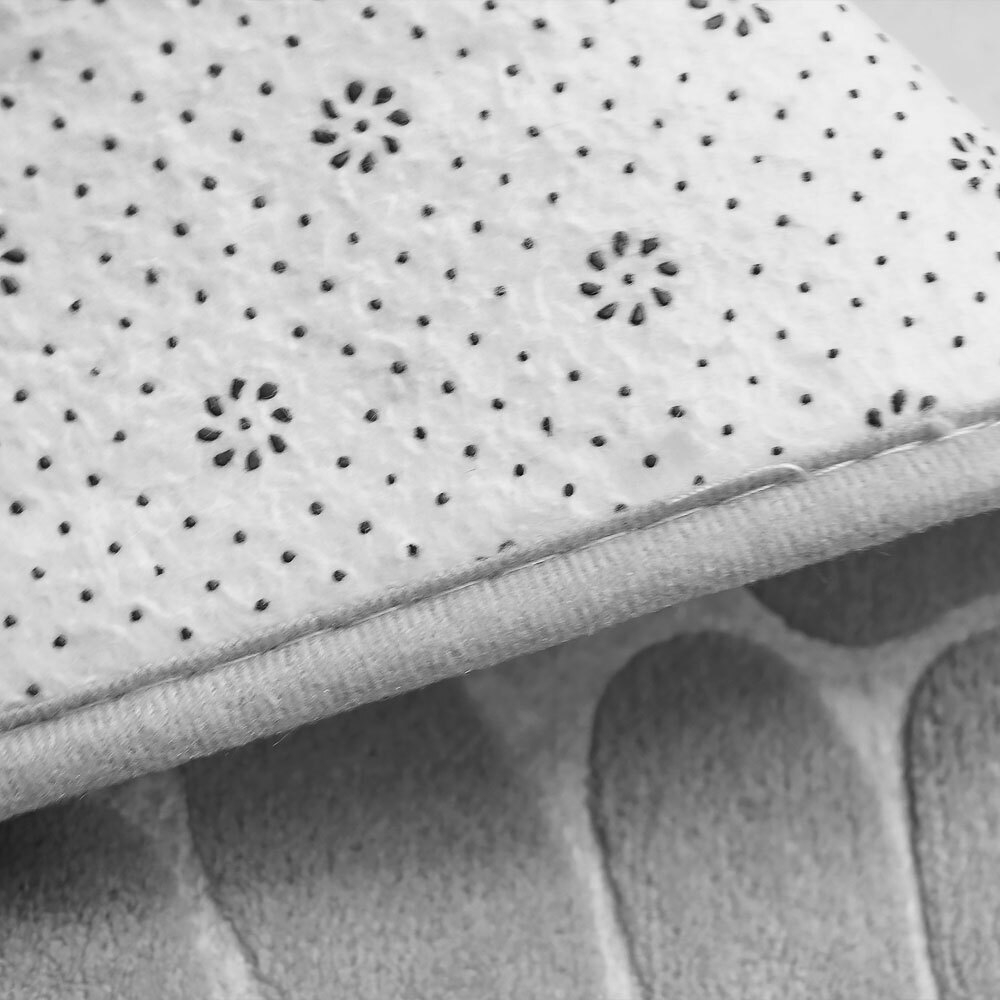 Коврик для туалета Roomis Камни 50*50см, серый