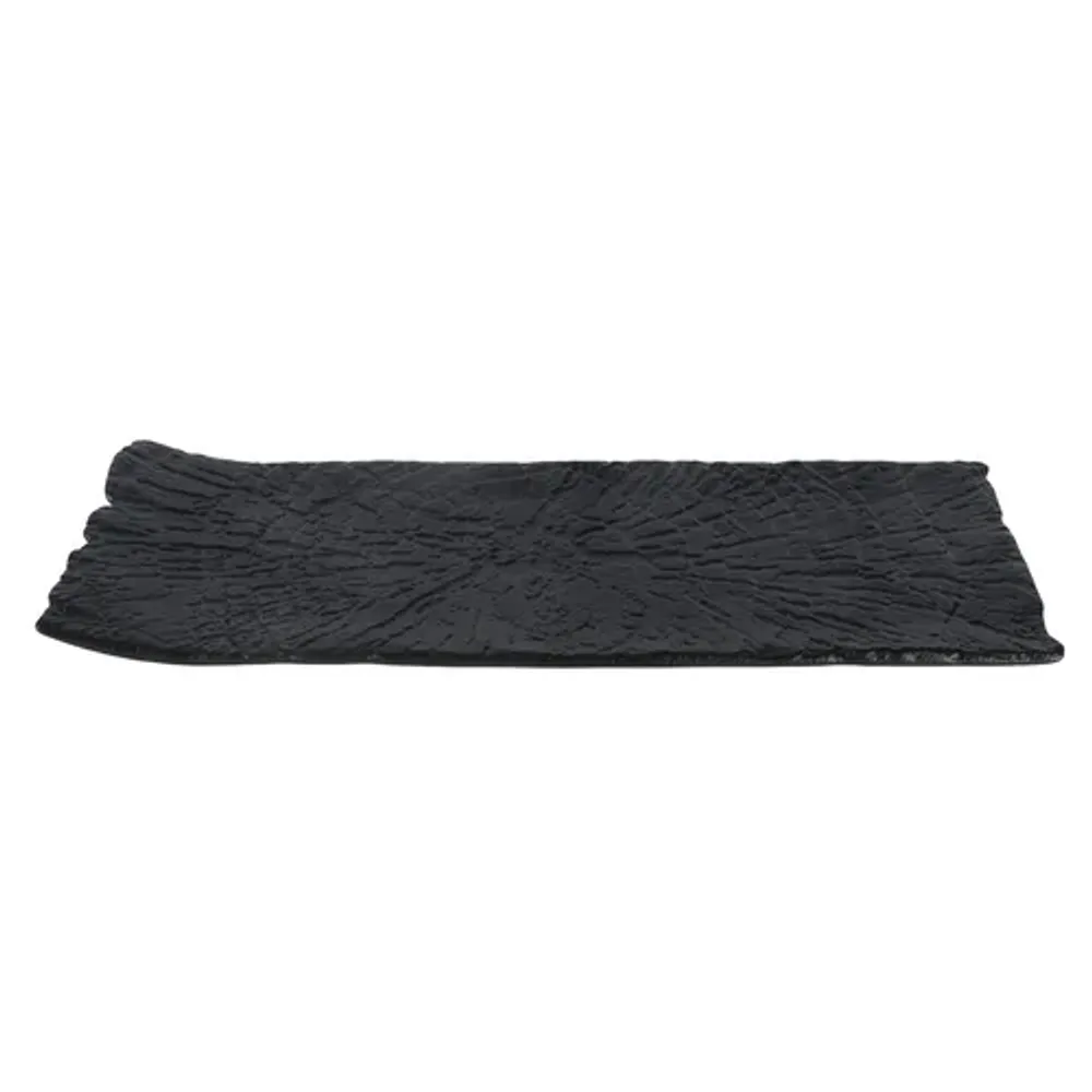 Блюдо прямоугольное 33*11 см h2,5 см с бортом Side Up1 Black Raw Wood P.L. Proff Cuisine [3]