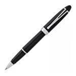 Ручка-роллер Aurora Ipsilon Deluxe Black Barrel Chrome Plated CT, в подарочной коробке