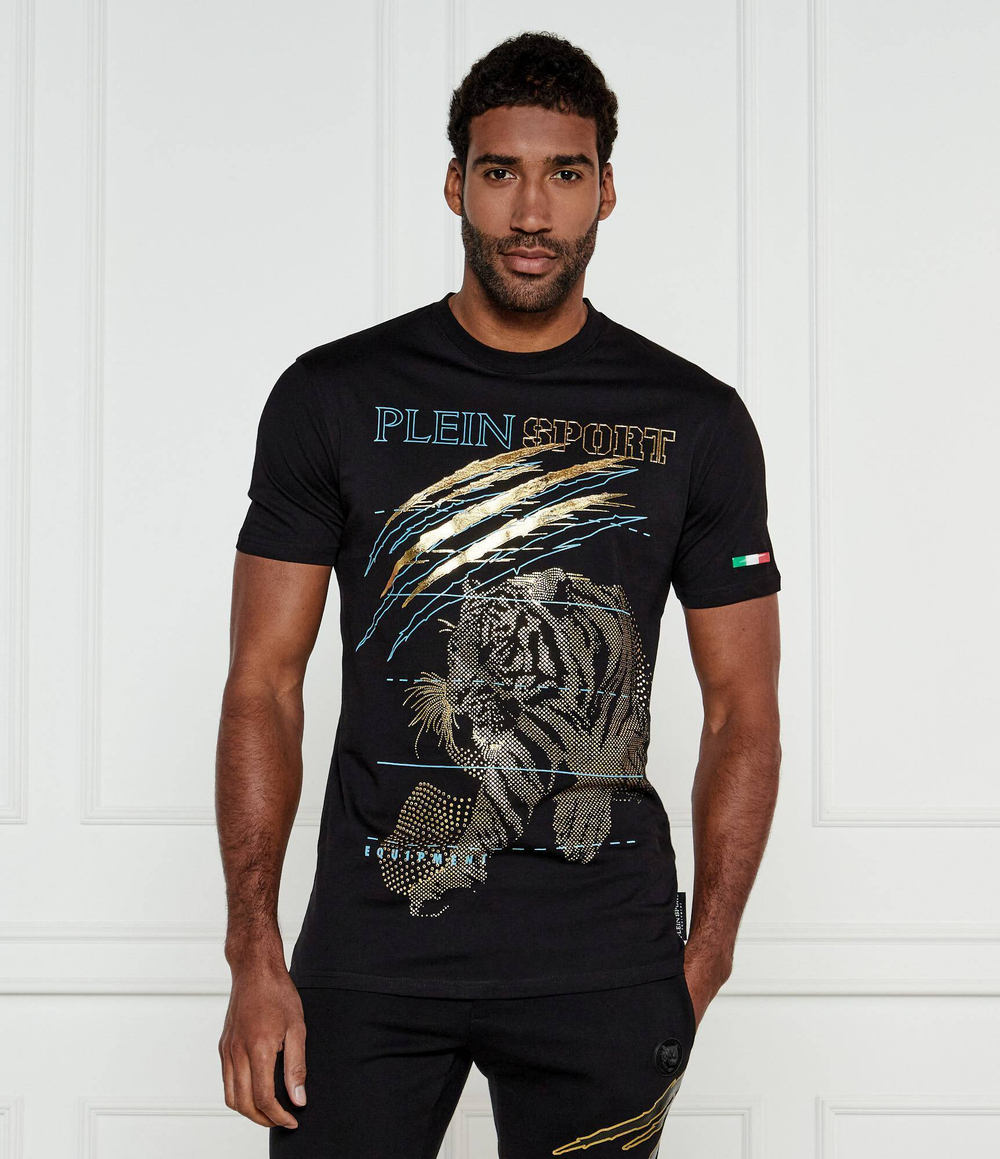 Футболка Lamina Plein Sport - черный(MTK8006 STE001N)