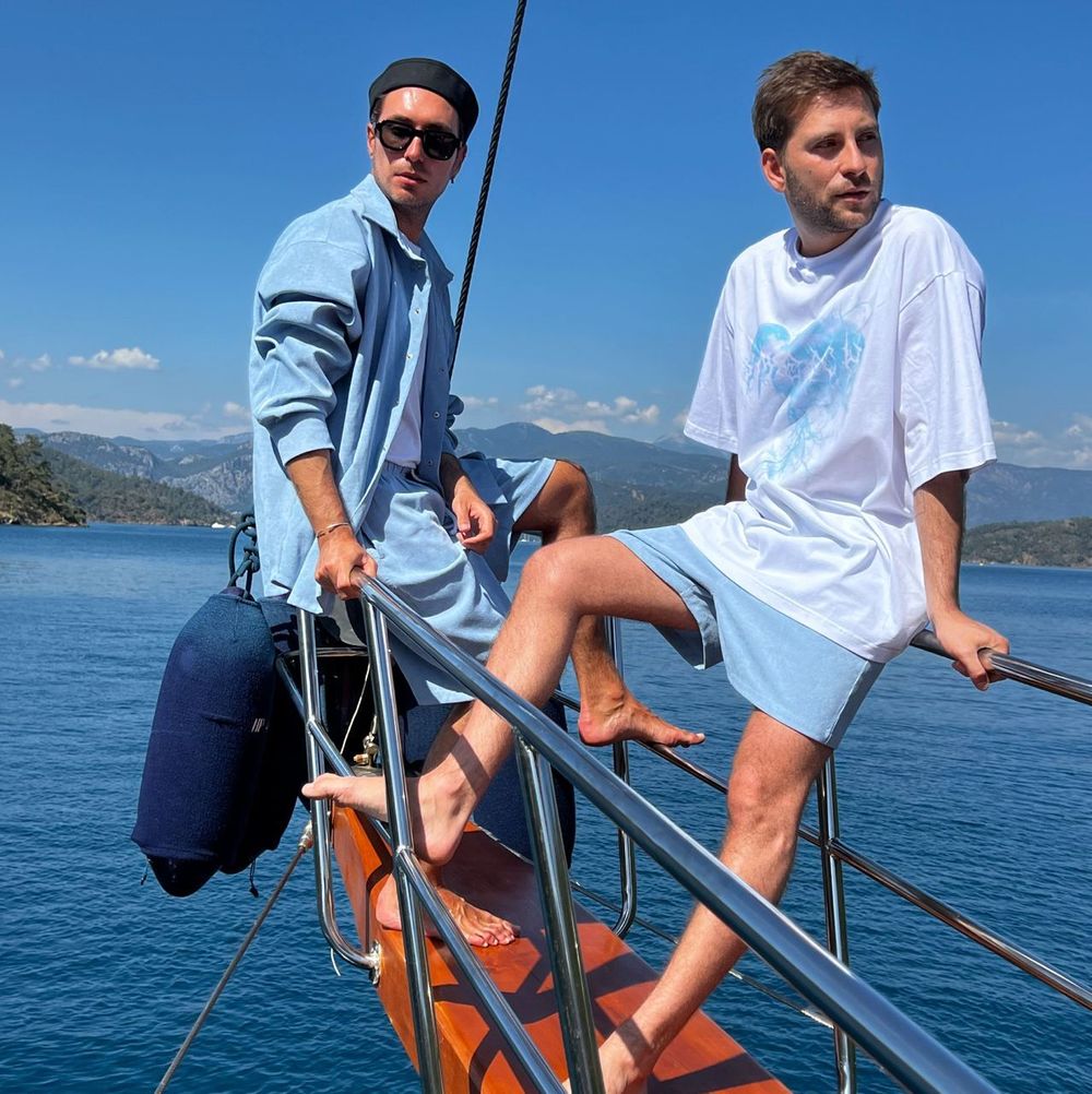 Шорты Смерч #4 Длинные Голубые