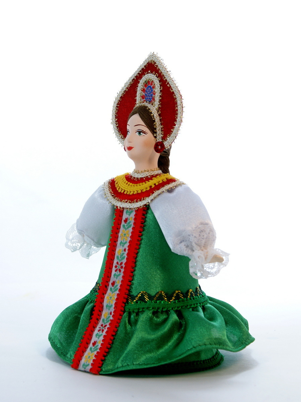 Кукла коллекционная в Девичьем праздничном костюме