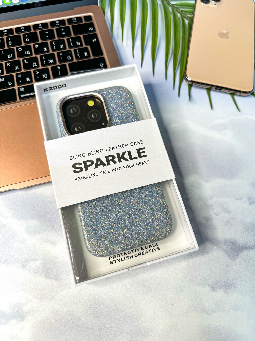 Чехол для IPhone 15ProMax KZDOO Sparkle