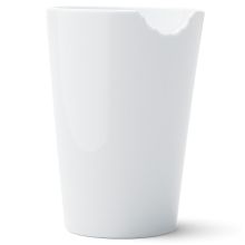 Фарфоровый стакан With bite T02.37.01, 400 мл, белый