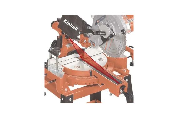 Пила торцовочная Einhell tc-sm 2531/2 u, 1900 вт, 254x30 мм, пропил 310x70 мм, со станиной