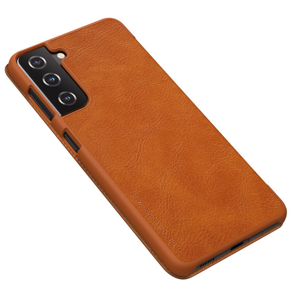 Кожаный чехол-книжка Nillkin Leather Qin для Samsung Galaxy S21+