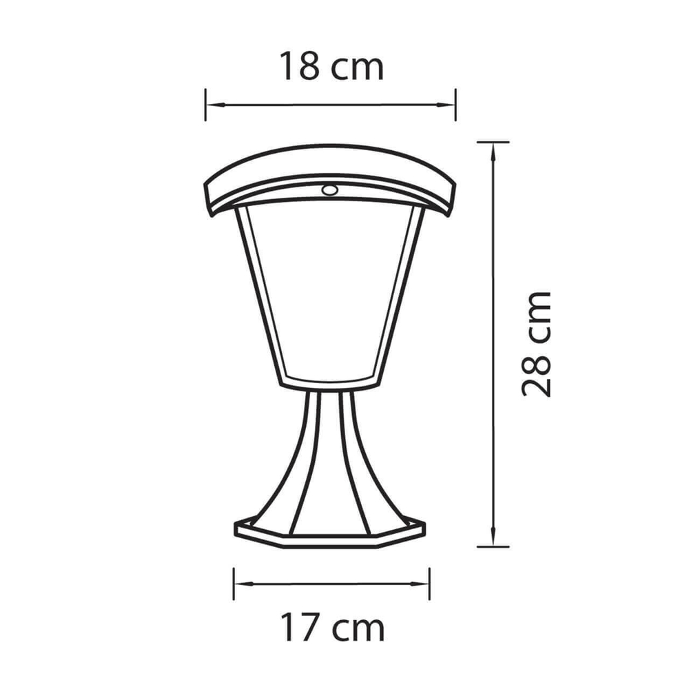 Уличный наземный низкий светильник Lightstar 375970
