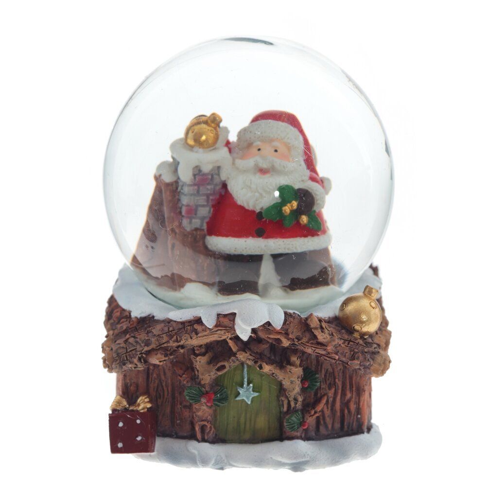 GAEM Фигурка декор в стекл шаре "Дед Мороз", D6 см, L6 W6 H8 см, 2в.