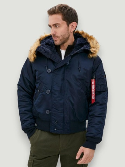Куртка Мужская Alpha N-2B Flight Jacket (т.синяя - r.blue)